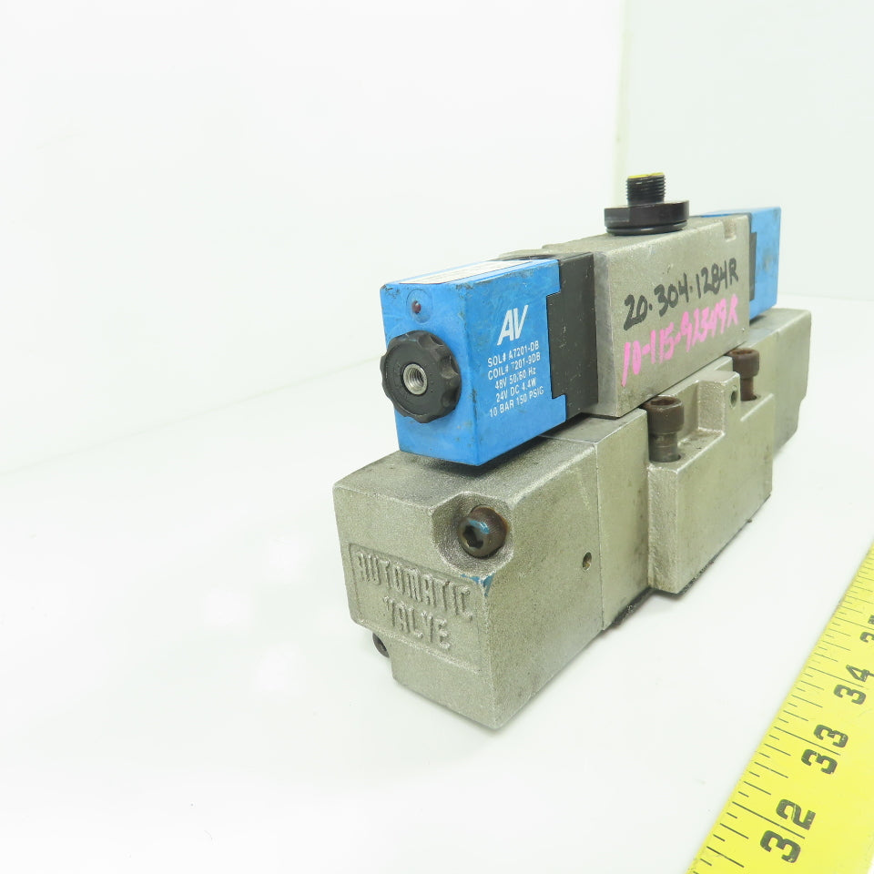 Automatic Valve 416B67S3S3-DB7 Pneumatic Directional Solenoid Valve 24V 150PSIG