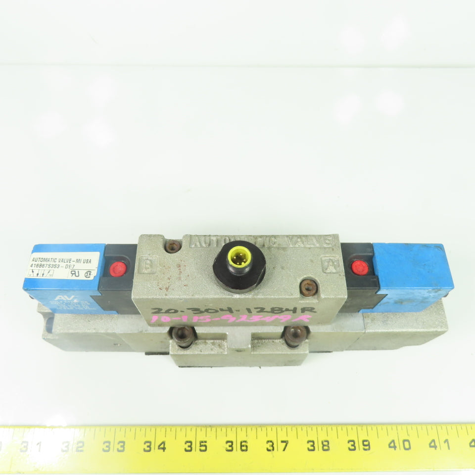 Automatic Valve 416B67S3S3-DB7 Pneumatic Directional Solenoid Valve 24V 150PSIG