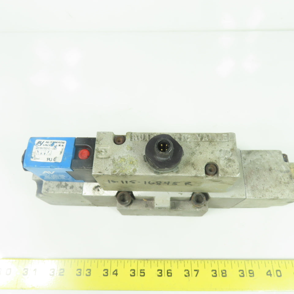 Automatic Valve 407B67S31C-DB7 Pneumatic Directional Solenoid Valve 24V 150PSIG
