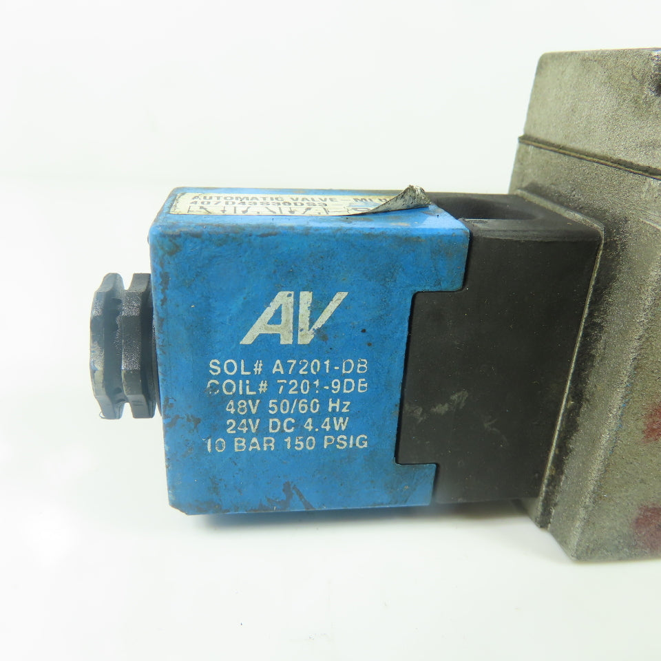 Automatic Valve 407D43S39DS3-DB7 Pneumatic Directional Solenoid Valve 24V 150PSI