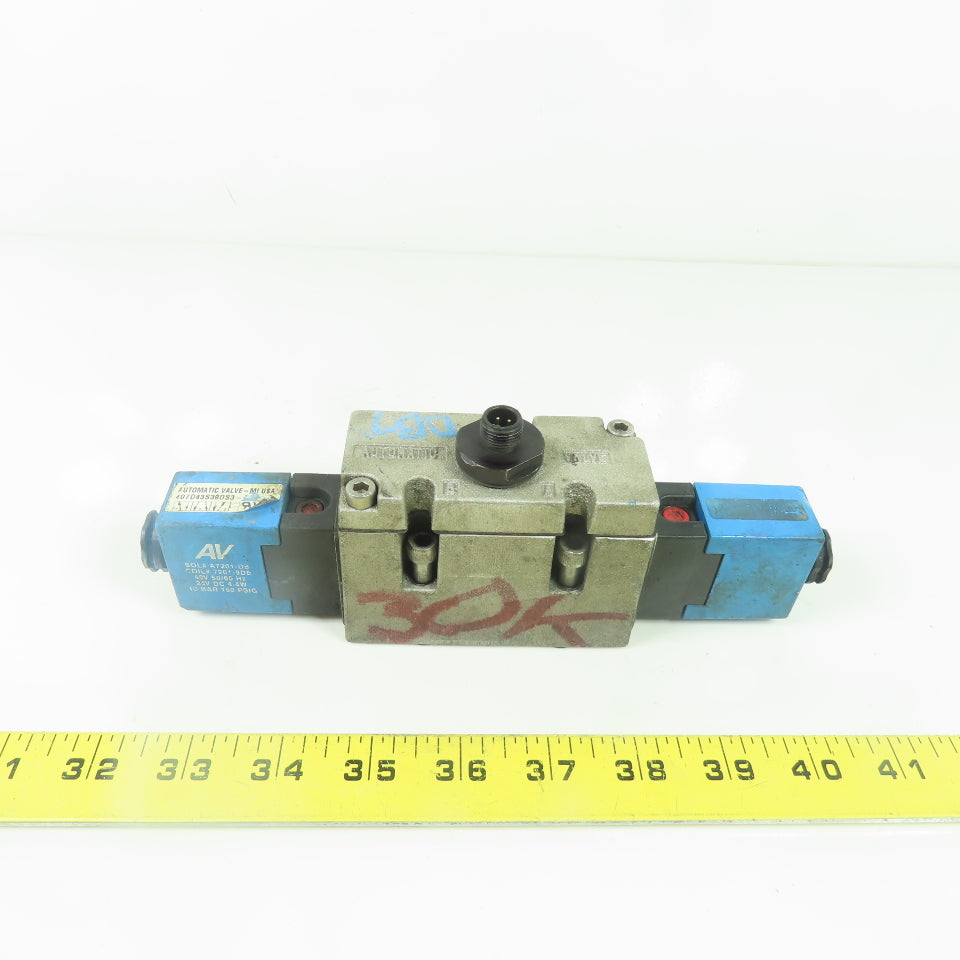 Automatic Valve 407D43S39DS3-DB7 Pneumatic Directional Solenoid Valve 24V 150PSI
