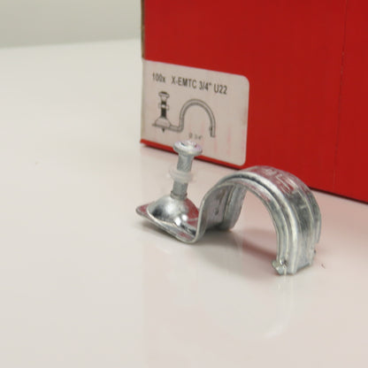 Hilti X-EMTC 3/4" U22 P-Clip Metal Conduit Strap With X-U Nail Box Of 100