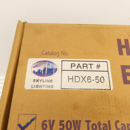 Skyline HDX6-50 Heavy Duty Emergency Light 6V 50W Capacity 120/277VAC New
