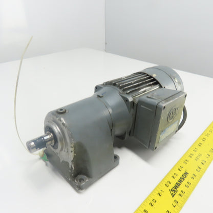 ABM DB10/G80/4D71C-4 0.25Kw 15:1 Inline Gear Motor 230/460V 3Ph 109RPM W/Brake