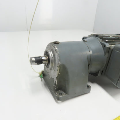 ABM DB10/G80/4D71C-4 0.25Kw 15:1 Inline Gear Motor 230/460V 3Ph 109RPM W/Brake