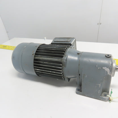 ABM DB10/G80/4D71C-4 0.25Kw 15:1 Inline Gear Motor 230/460V 3Ph 109RPM W/Brake
