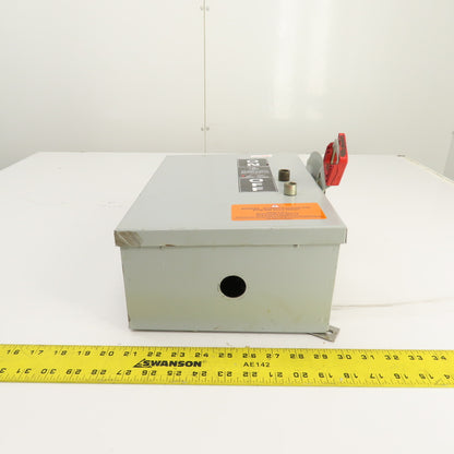 General Electric TH3361J 30A Fusible Safety Disconnect Switch 600VAC