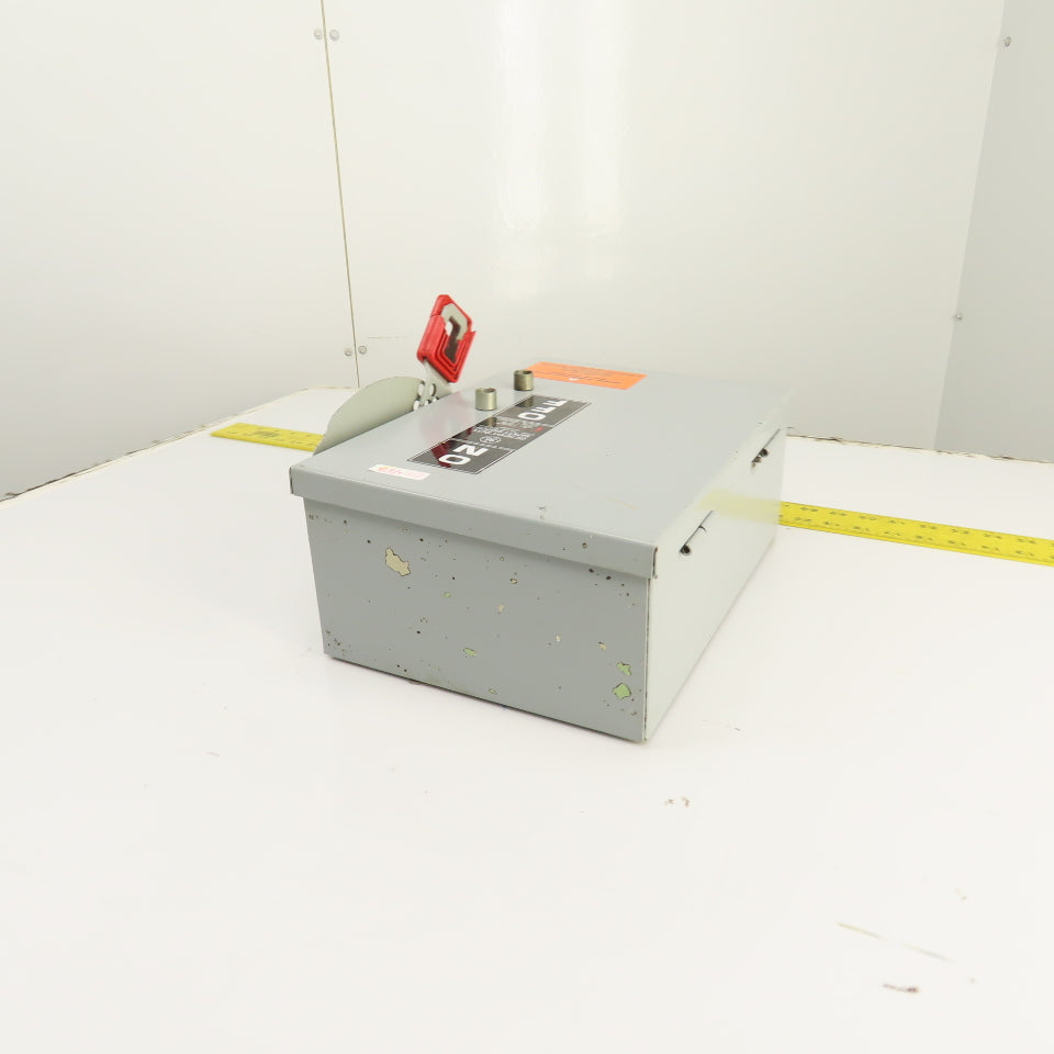General Electric TH3361J 30A Fusible Safety Disconnect Switch 600VAC