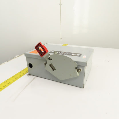 General Electric TH3361J 30A Fusible Safety Disconnect Switch 600VAC