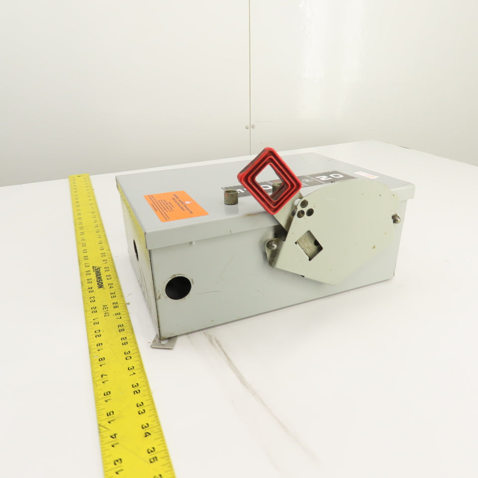 General Electric TH3361J 30A Fusible Safety Disconnect Switch 600VAC