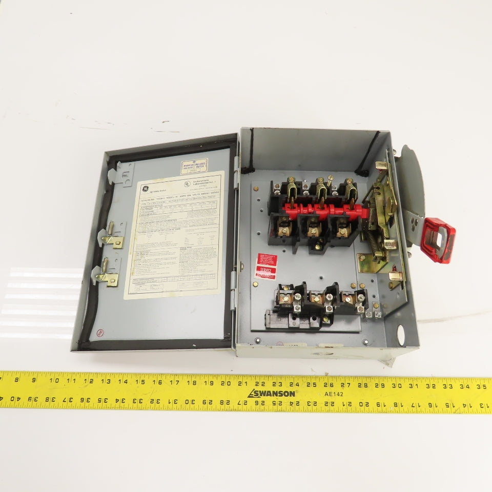 General Electric TH3361J 30A Fusible Safety Disconnect Switch 600VAC