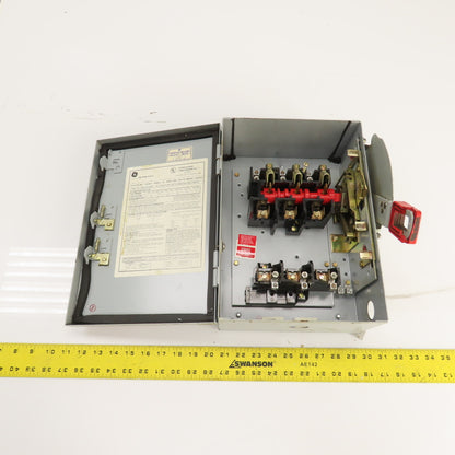 General Electric TH3361J 30A Fusible Safety Disconnect Switch 600VAC