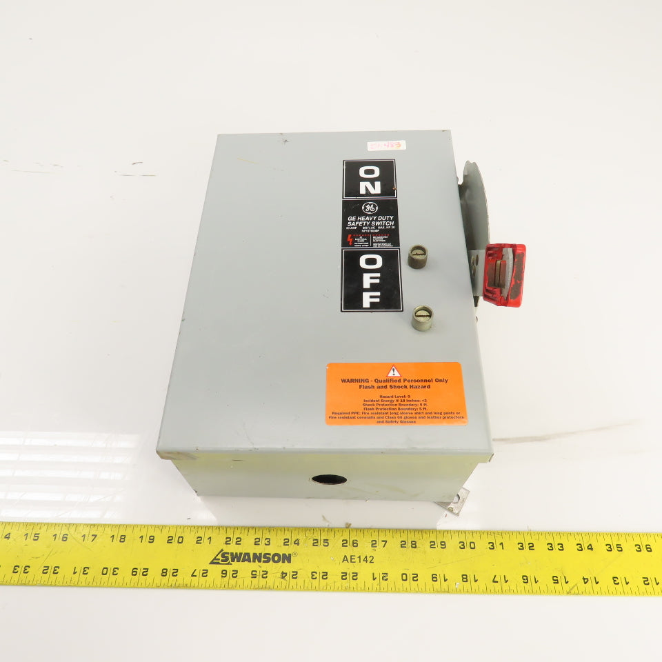 General Electric TH3361J 30A Fusible Safety Disconnect Switch 600VAC