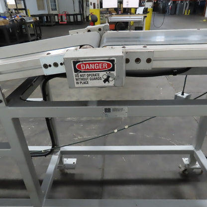 Gammerler 14" Belt Incline Discharge End Stop Slide Bed Conveyor 136" 138FPM