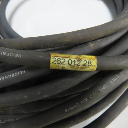Heidenhain 262 012 28 Cable Cordset Connector 12-Pin Male To Cut End 25.00M
