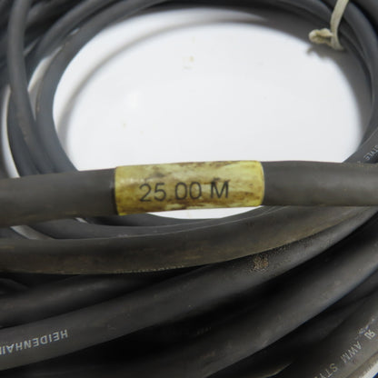 Heidenhain 262 012 28 Cable Cordset Connector 12-Pin Male To Cut End 25.00M