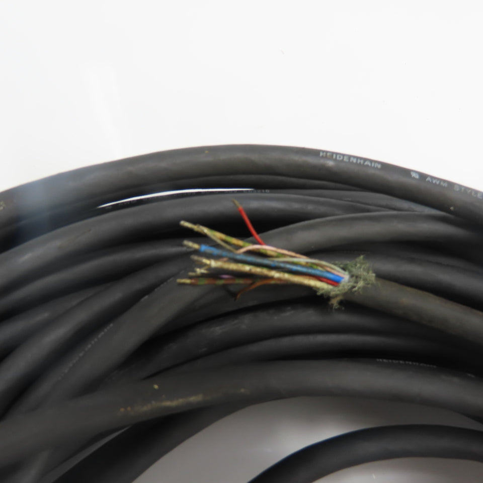 Heidenhain 262 012 28 Cable Cordset Connector 12-Pin Male To Cut End 25.00M