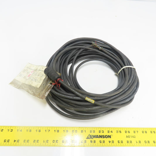 Heidenhain 262 012 28 Cable Cordset Connector 12-Pin Male To Cut End 25.00M