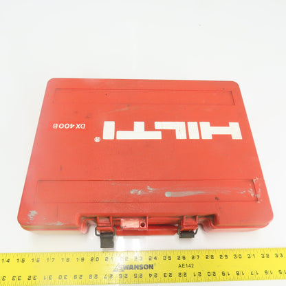 Hilti DX 400B Powder Actuated Tool Stud Gun W/ Accessories