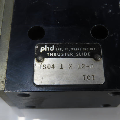PHD TS04 1X12-D Pneumatic Thruster Slide Cylinder 12" Stroke
