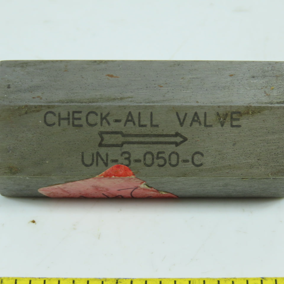 Check-All UN-3-050-C Universal Low Pressure Check Valve 1/2"
