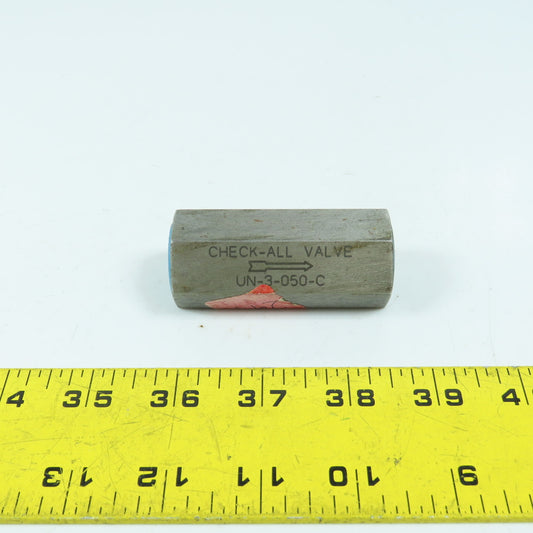 Check-All UN-3-050-C Universal Low Pressure Check Valve 1/2"