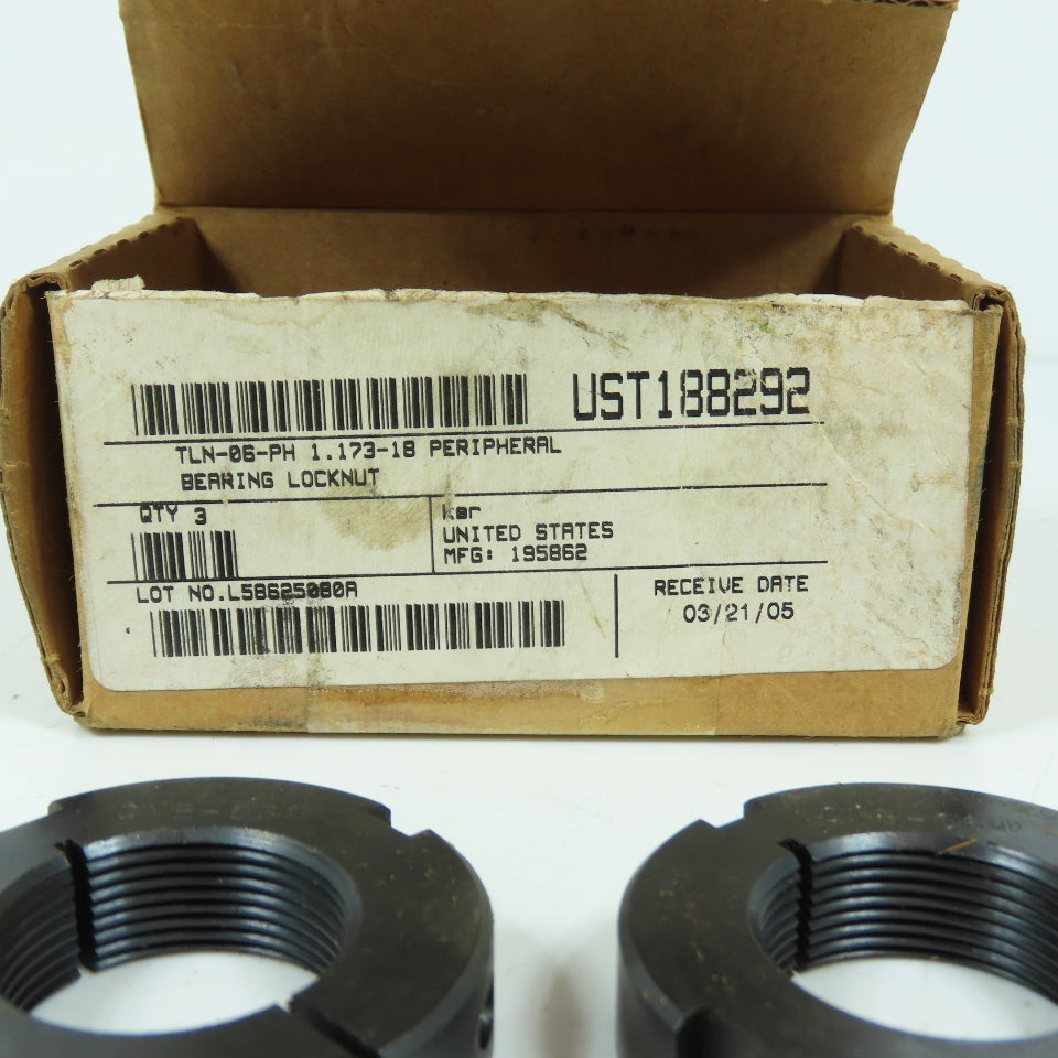 Whittet-Higgins CNB-06 Clampnut 1.173-18 Thread Size 2.062" OD Lot Of 2