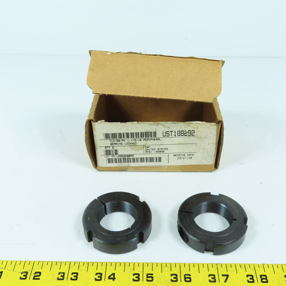 Whittet-Higgins CNB-06 Clampnut 1.173-18 Thread Size 2.062" OD Lot Of 2