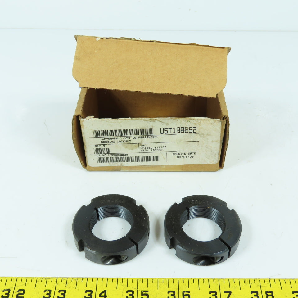 Whittet-Higgins CNB-06 Clampnut 1.173-18 Thread Size 2.062" OD Lot Of 2