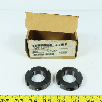 Whittet-Higgins CNB-06 Clampnut 1.173-18 Thread Size 2.062" OD Lot Of 2