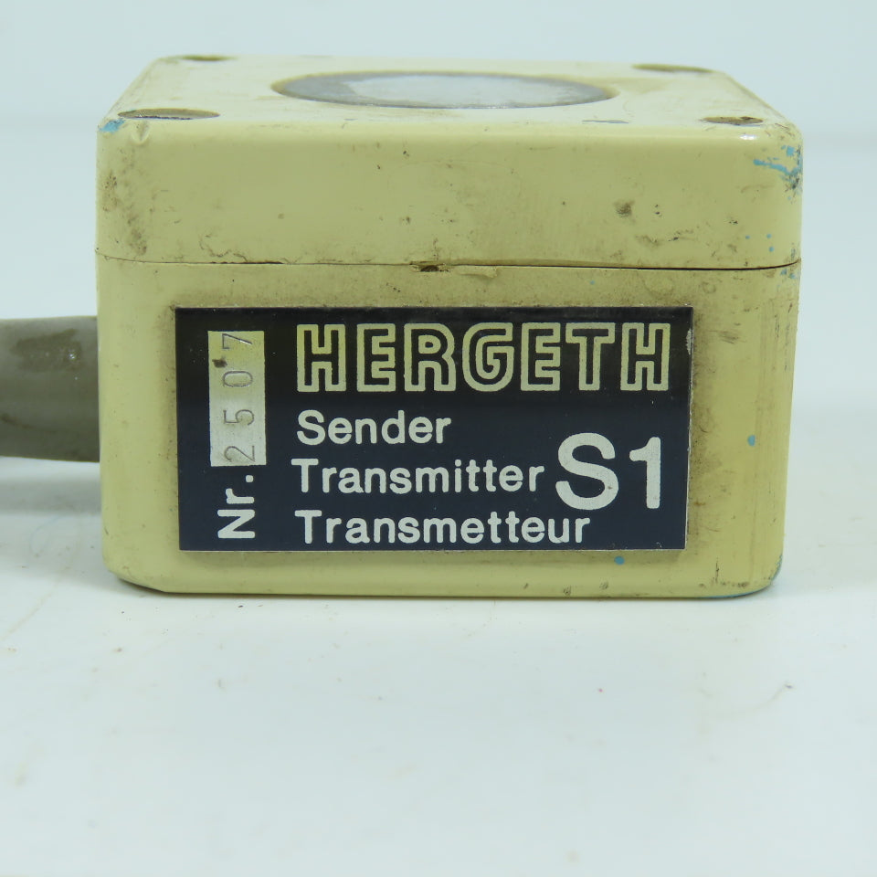 Hergeth S1 MES 5698-3 Sender Transmitter W/ Lead