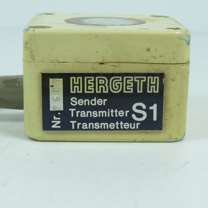 Hergeth S1 MES 5698-3 Sender Transmitter W/ Lead