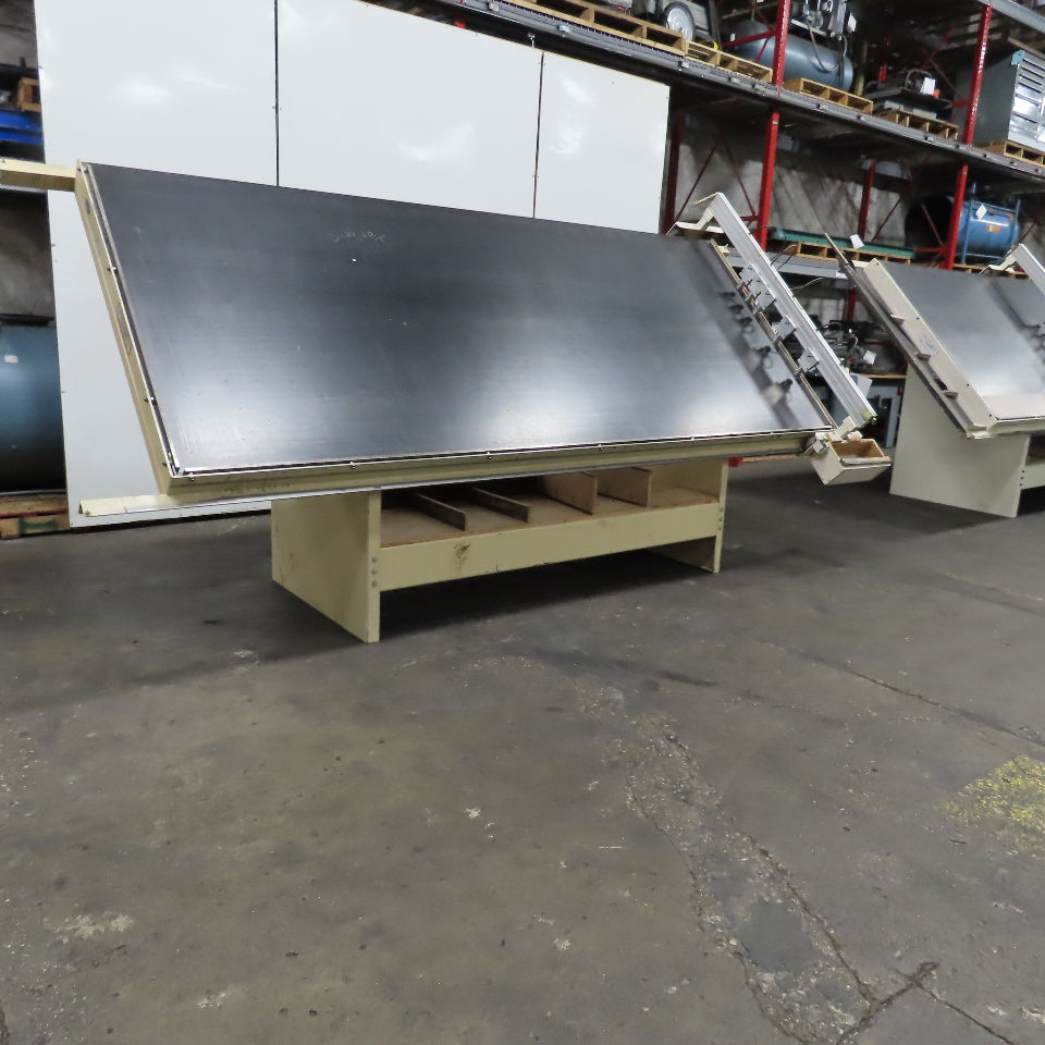Ritter R200-E/A 5' x 12' Pneumatic Face Frame Assembly Easel 5 Clamp T ...