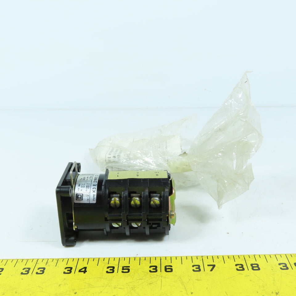 Square D K3 E 2166 D 13521 Cam Switch Contact Block 01A3 110V 20A