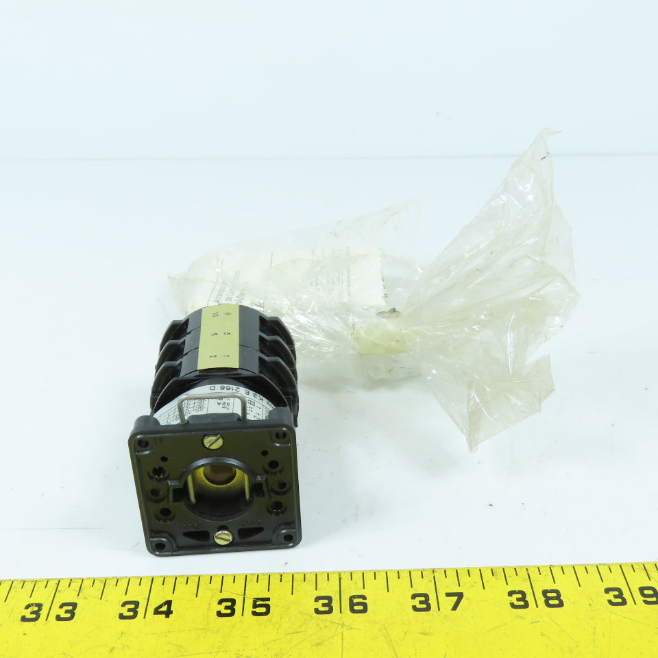 Square D K3 E 2166 D 13521 Cam Switch Contact Block 01A3 110V 20A