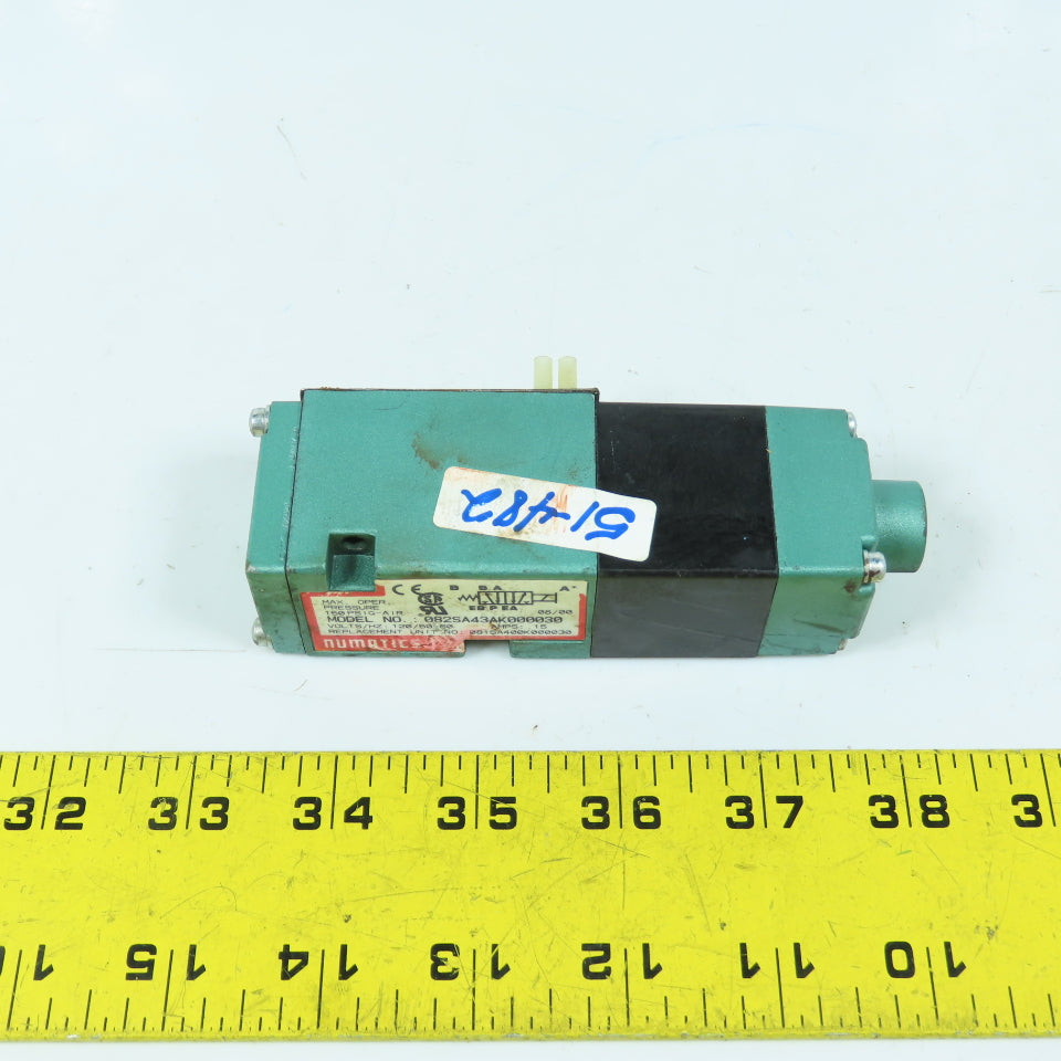 Numatics 082SA43AK000030 Pneumatic Solenoid Control Valve 150PSIG 120V