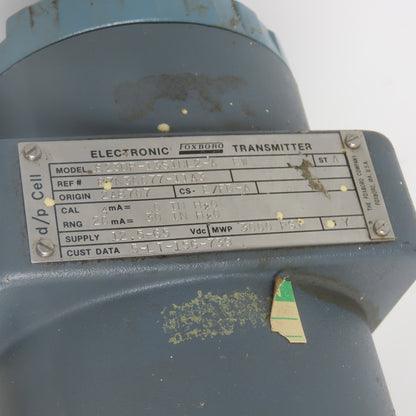 Foxboro 823DO-I3S1NL2-A Electronic Pressure Transmitter 12.5-65VDC 3000PSI