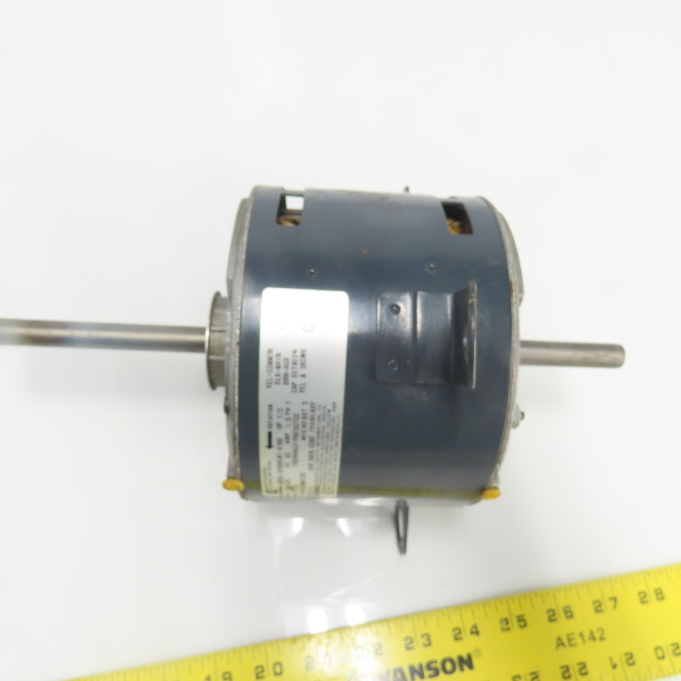 Emerson K55HXLWT-6160 1/3HP Electric Motor 208-230V 1100RPM 1/2" Shaft