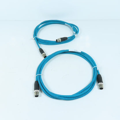 Lumberg 900004056 0985 806 100/2M M12 Ethernet Cordset 2M Long Lot Of 2