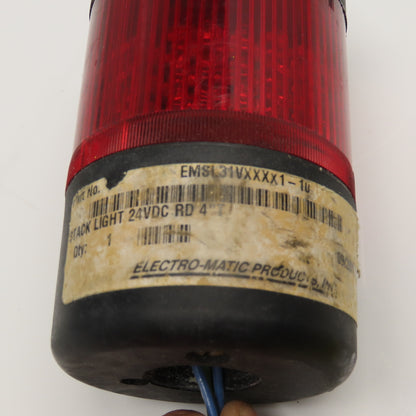 Electro-Matic EMSL31VXXXX1-10 24VDC Red Indicator Light