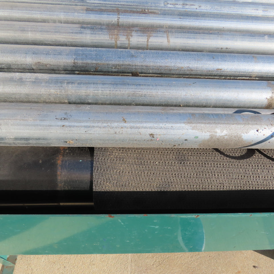 Hytrol 42" W x 30' Long Friction Belt Drive Roller Conveyor 208-460V 3Ph 32FPM