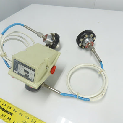 Ashcroft LDDN4KKB25 XCGPK Differential Pressure Switch W/ (2) Ashcroft Type 200