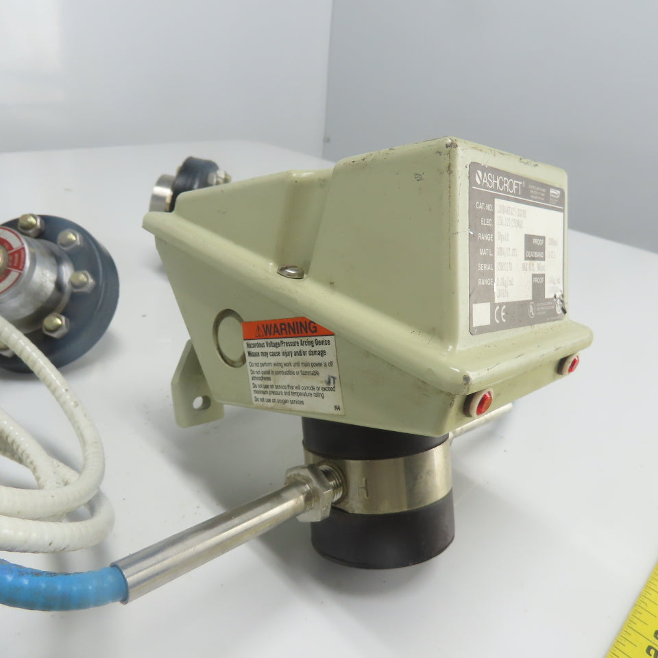Ashcroft LDDN4KKB25 XCGPK Differential Pressure Switch W/ (2) Ashcroft Type 200