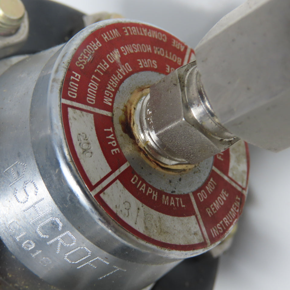 Ashcroft LDDN4KKB25 XCGPK Differential Pressure Switch W/ (2) Ashcroft Type 200