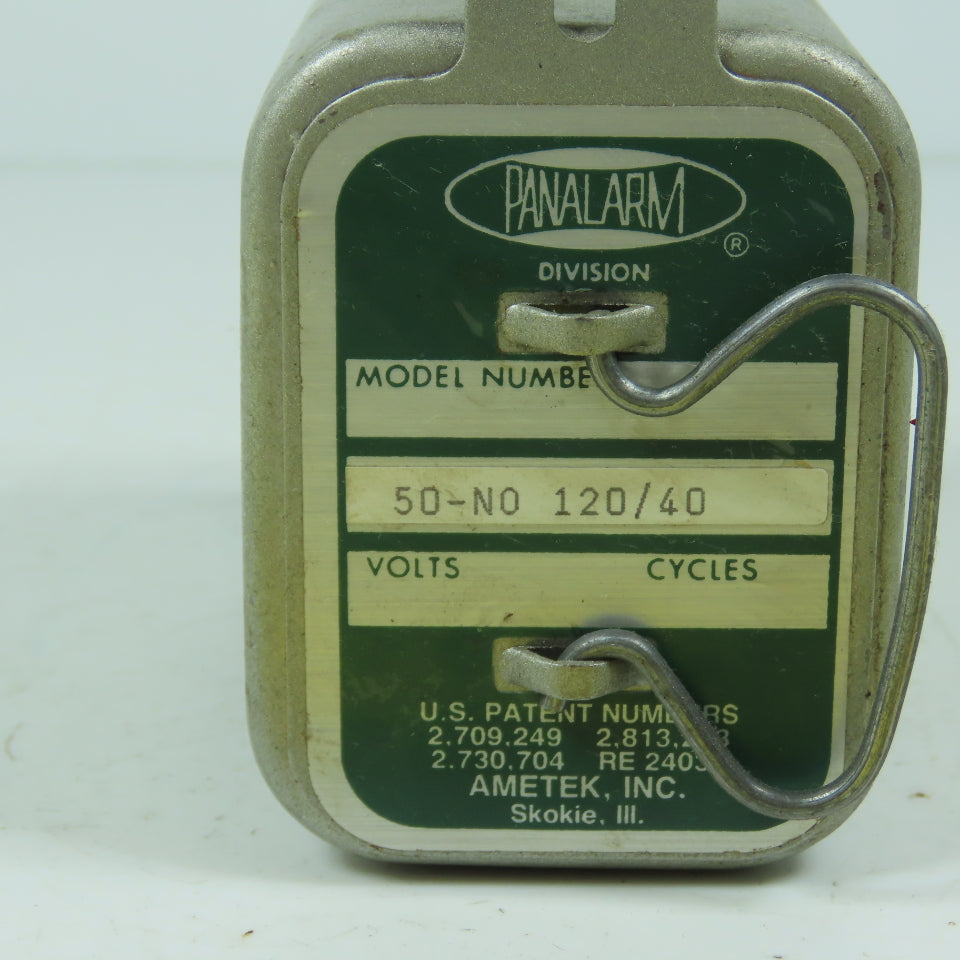 Panalarm 50-NO 50-N0 11-Pin Relay 120V 40 Cycles