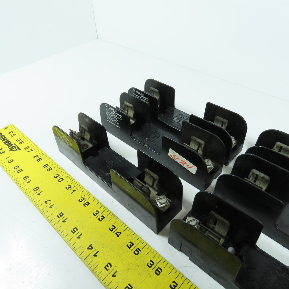 Gould Shawmut 60326 30A 600V Single Pole Fuse Holder Class H/K Lot Of 6