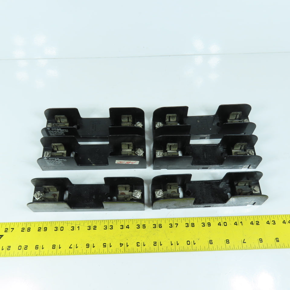 Gould Shawmut 60326 30A 600V Single Pole Fuse Holder Class H/K Lot Of 6