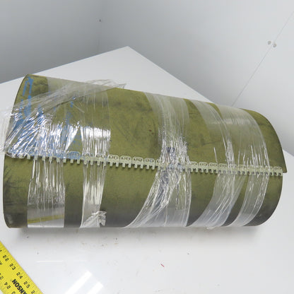 24" W x 30' L Smooth Top Interwoven Conveyor Belt W/ 1" Cleats
