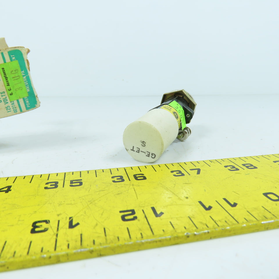General Electric ET-16 0116B6708G3 125V Indicating Lamp 2000 OHMS White Cap New