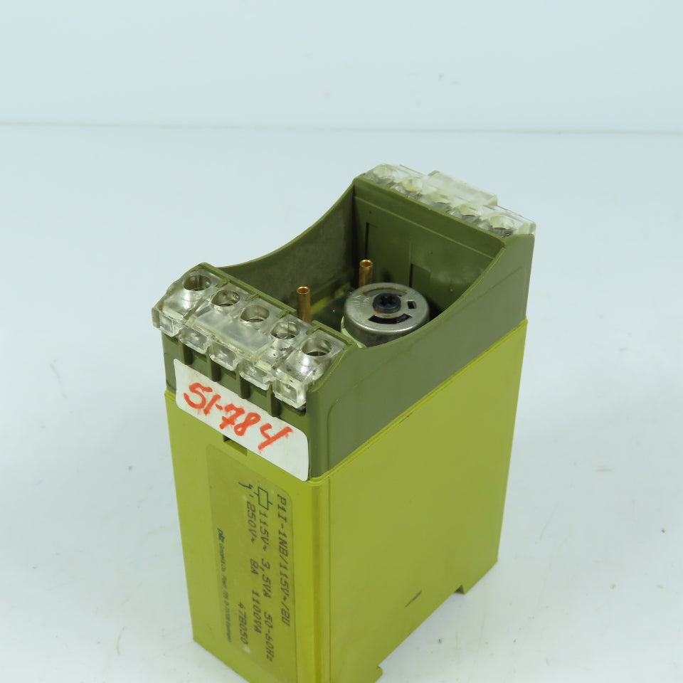 Pilz P1I-1NB Safety Relay 115/250VAC 3.5VA 8A 50/60HZ (No Cover)